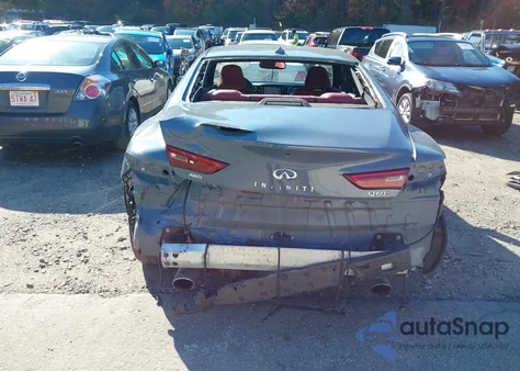 2022 Infiniti Q60 Red Sport 400 Awd from USA, damaged, VIN JN1FV7LL7NM680167